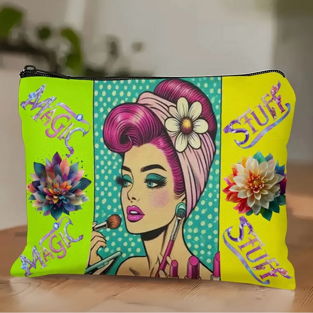 Colorful Graphic Women Clutch